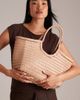 Dragon Diffusion Dragon Diffusion nantucket woven basket bag in sand-White - 3