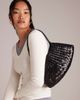 Dragon Diffusion Dragon Diffusion rosanna woven leather shoulder bag in black - 2