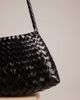Dragon Diffusion Dragon Diffusion rosanna woven leather shoulder bag in black - 3
