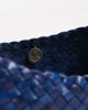 Dragon Diffusion Dragon Diffusion Rosanna woven leather shoulder bag in blue - 4