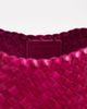 Dragon Diffusion Dragon Diffusion Rosanna woven leather shoulder bag in fuchsia pink - 4