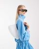Dragon Diffusion Dragon Diffusion Rosanna woven leather shoulder bag in stark white - 4