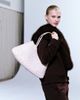 Dragon Diffusion Dragon Diffusion Santa Croce big woven leather bag in natural-White - 4