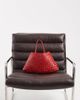 Dragon Diffusion Dragon Diffusion Santa Croce small woven leather bag in poppy red - 3