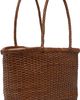 Dragon Diffusion Dragon Diffusion Tan Basket Weave Small Tote - 3