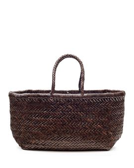 Dragon Diffusion Dragon Diffusion Triple Jump Small Leather Basket Bag