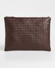 DRAGON DIFFUSION DRAGON DIFFUSION Woven Leather Pouch Bruciato One - 2