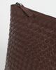 DRAGON DIFFUSION DRAGON DIFFUSION Woven Leather Pouch Bruciato One - 5