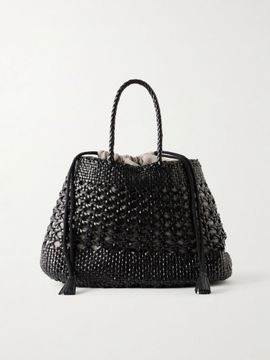 DRAGON DIFFUSION Santa Cano woven leather tote bag