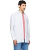 Drake's Drake's Blue Ticking Stripe Cotton Button-Down Shirt - 2