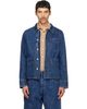 Drake's Drake's Blue Work Denim Jacket - 1