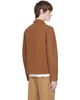 Drake's Drake's Brown Canvas Mitred Chore Jacket - 3