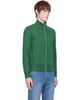 Drake's Drake's Green Cotton Zip Through Track Jacket - 2