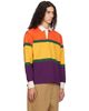 Drake's Drake's Multicolor Multi Stripe Cotton Rugby Polo - 2