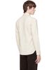 Drake's Drake's Off-White Western Selvedge Denim Stone Wash Shirt - 3