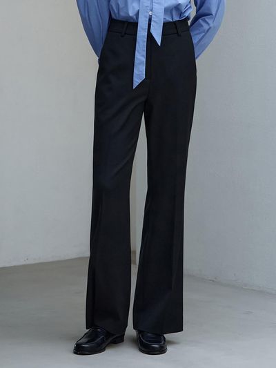 DRAWFIT WOMEN Comfy Wool Slim Bootcut Trousers [3 COLORS]