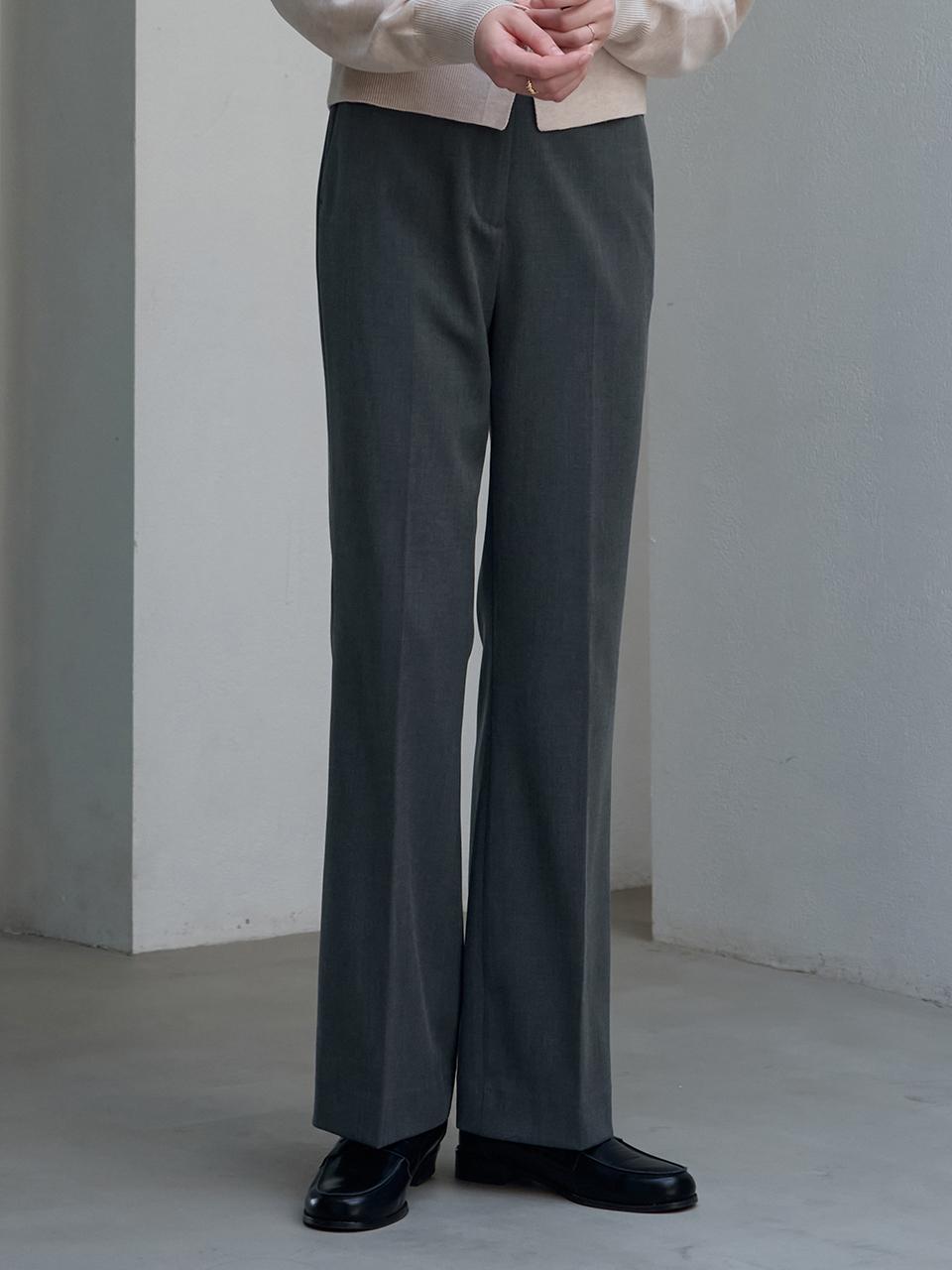 DRAWFIT WOMEN Comfy Wool Straight Slacks [3 COLORS]