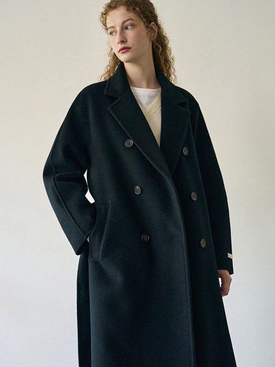 DRAWFIT WOMEN Wool Handmade Double Long Coat [3 Colors]