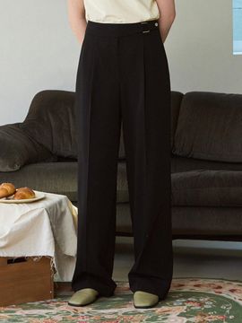 DRAWFIT WOMEN Wool Wide Gurkha Slacks [2 COLORS]