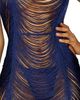 Dreamgirl Dreamgirl Drape Fringe Chemise & G-String Set - 3