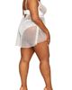 Dreamgirl Dreamgirl Lace & Satin Babydoll Chemise & Panty Set - 5