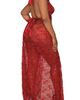 Dreamgirl Dreamgirl Lace Halter Nightgown & G-String Set - 2