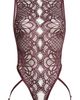 Dreamgirl Dreamgirl Lace Teddy with Garter Straps - 1