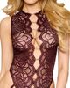 Dreamgirl Dreamgirl Lace Teddy with Garter Straps - 2