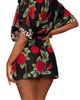 Dreamgirl Dreamgirl Leopard Print Teddy & Robe Set - 3