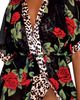 Dreamgirl Dreamgirl Leopard Print Teddy & Robe Set - 4