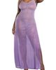 Dreamgirl Dreamgirl Ombré Glitter Mesh Sheer Nightgown - 1