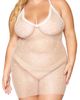 Dreamgirl Dreamgirl Rhinestone Fishnet Chemise - 1