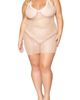 Dreamgirl Dreamgirl Rhinestone Fishnet Chemise - 4