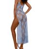 Dreamgirl Dreamgirl Sheer Lace Chemise & G-String Set - 2