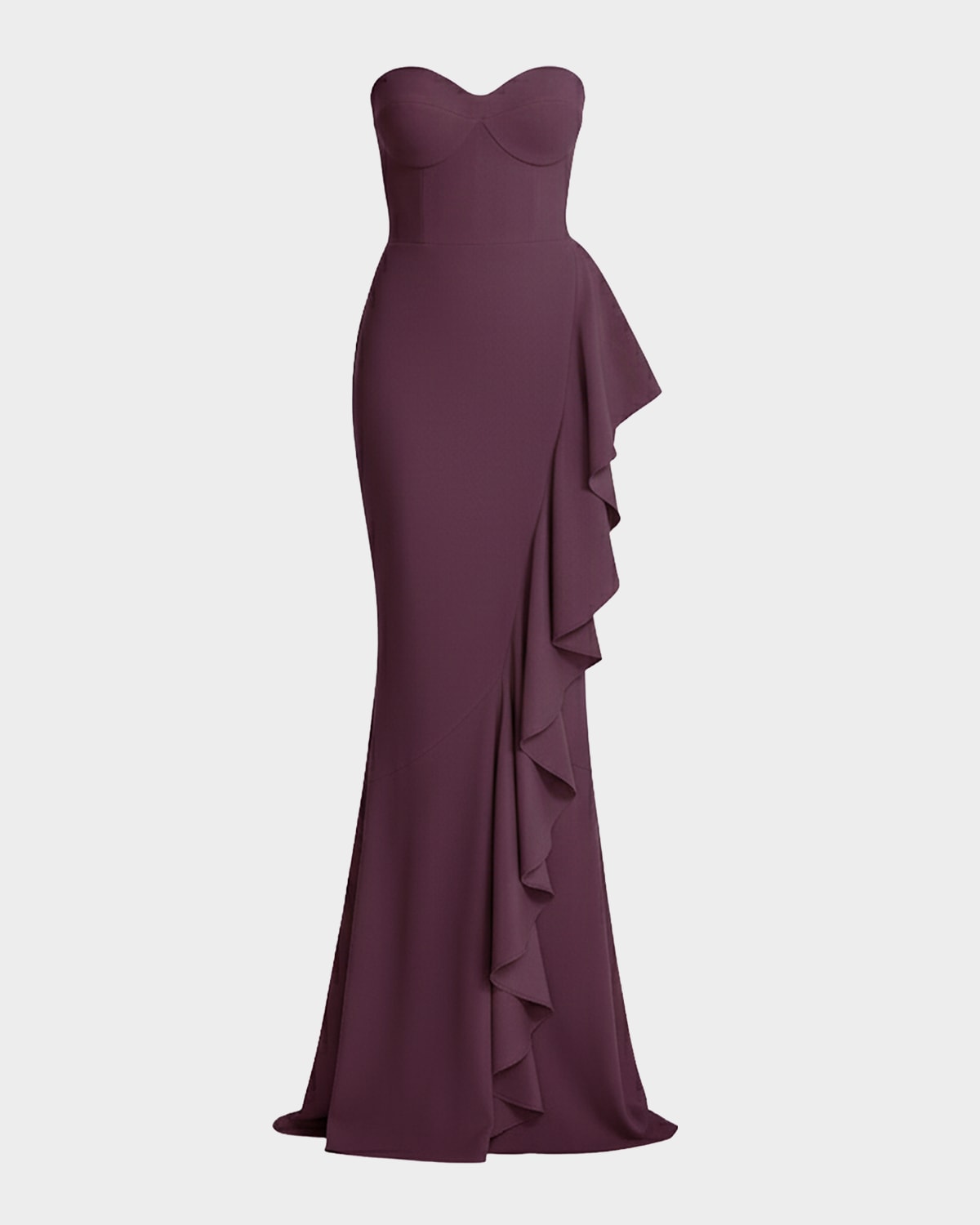 Dress the Population Black Label Paris Cascading Ruffle Dress