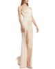 Dress The Population Dress the Population Amy One Shoulder Satin High Slit Gown - 2