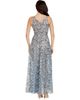 Dress The Population Dress the Population Ariyah V-Neck 3D Floral Sequin A-Line Gown - 3