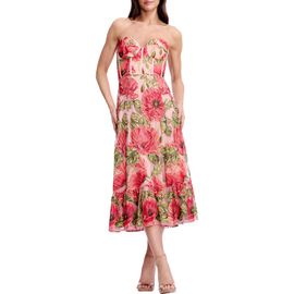knee length dresses for ladies Petal and Pup Womens Angelique Strapless Maxi Dress main image 0