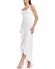 Dress The Population Dress the Population Charlene Square Neck Cascade Ruffle Gown - 3