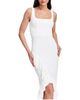 Dress The Population Dress the Population Charlene Square Neck Cascade Ruffle Gown - 6