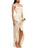 Dress The Population Dress the Population Charlene Square Neck Satin Cascade Ruffle Gown - 2