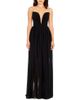 Dress The Population Dress the Population Eleanor Illusion Neck Plunge Bustier Chiffon Gown - 1