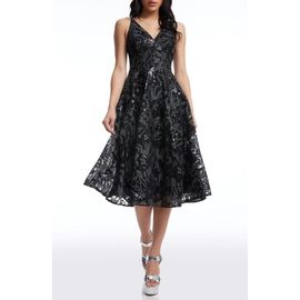 Dress the Population Dress the Population Elisa Sequin Fit & Flare Cocktail Dress