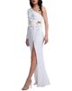 Dress The Population Dress the Population Francis One Shoulder Boucle 3D Floral Gown - 2