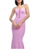 Dress The Population Dress the Population Izzy Strapless Plunge Panel Mermaid Gown - 5
