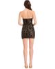 Dress The Population Dress the Population Jen Strapless Abstract Sequin Mini Dress - 4