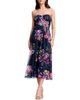 Dress The Population Dress the Population Jenny Strapless Floral Belted Dress - 2