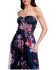 Dress The Population Dress the Population Jenny Strapless Floral Belted Dress - 3