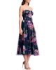 Dress The Population Dress the Population Jenny Strapless Floral Belted Dress - 6