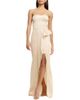 Dress The Population Dress the Population Kai Strapless Sweetheart Bustier Side Ruffle Gown - 1